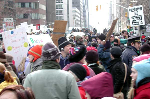 Another view north up 3rd avenue.